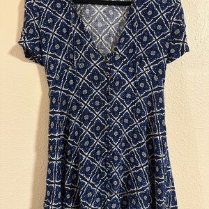 Free People Melody Printed Minidress